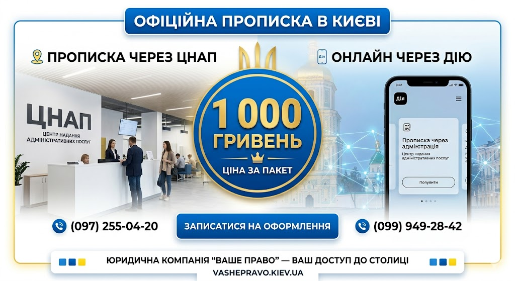 Скільки коштує прописка в Києві у 2026 році: Повний гід по цінах та процедурах